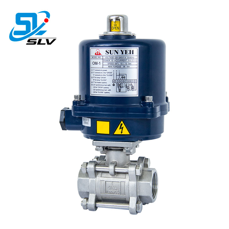 【SUNYEH】電動螺紋球閥